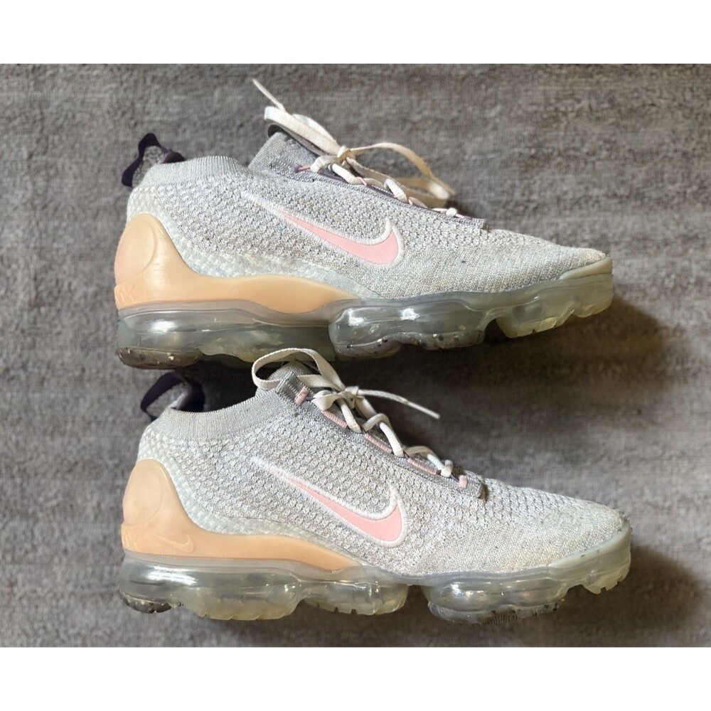 Nike Air VaporMax 2021 Flyknit Gray Pink 7Y Women’s 8.5 DB1550-007